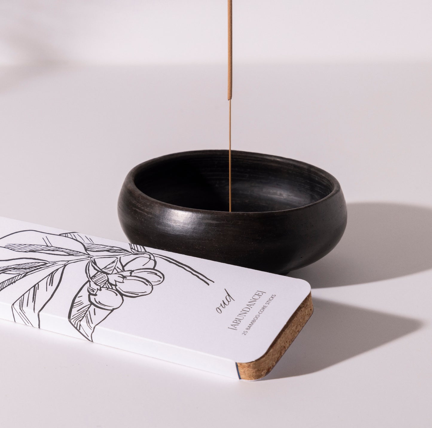 Black Clay Incense Holder Bowl Handmade in Oaxaca, Mexico
